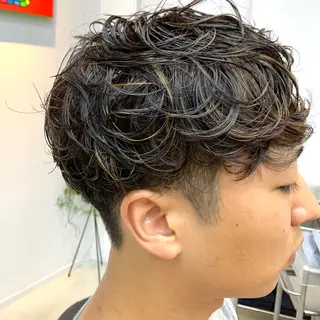 ショート パーマ メンズ 似合わせショート×透 明感/やじまたかしのヘアスタイル