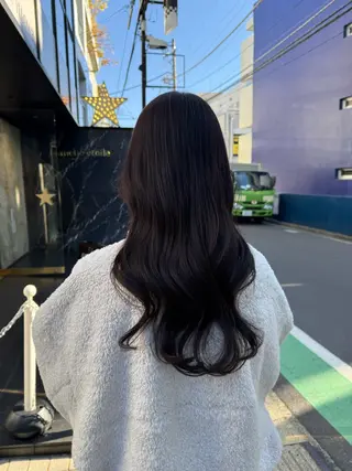 ロング カラー 似合わせヘア🫶🏻 つきいてるみのヘアスタイル