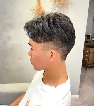ショート メンズ siie ヤギのヘアスタイル