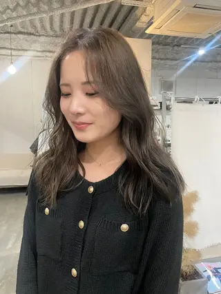 カラー 田代 さつきのヘアスタイル