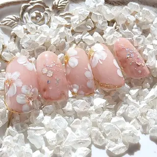 ネイル PINK PEONY AMIのネイルデザイン
