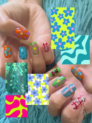 ネイル カエデ/ 海外ネイル🌺のネイルデザイン