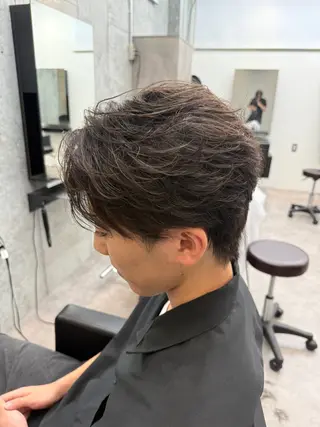 パーマ メンズ 【メンズ特化】湘南 /藤沢/鈴山湧也のヘアスタイル