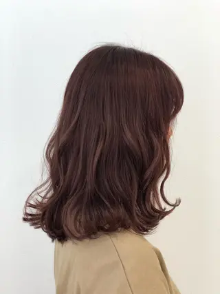 セミロング カラー 渡邉 ケイジのヘアスタイル
