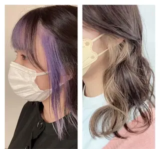 ミディアム カラー Chainon 山中 拓也のヘアスタイル