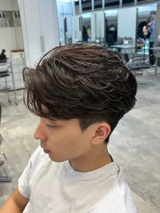ショート パーマ 海外風パーマ カラー特化園田　楓莉のヘアスタイル