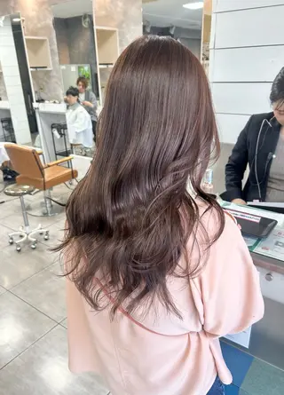 ロング レイヤー/艶髪カラー 森本くるみのヘアスタイル