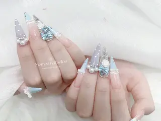 ネイル MoMoA Nail ネイル長さ出し専門店のネイルデザイン