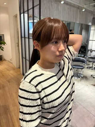 セミロング 西田 美侑 /カットモデルのヘアスタイル