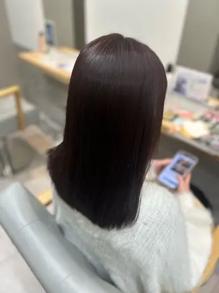 セミロング カラー KANON🌷 博多千代のヘアスタイル