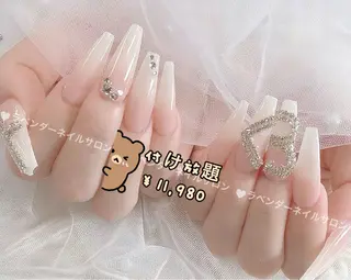 ネイル ラベンダー💖日暮里 ルル💖ネイルのネイルデザイン