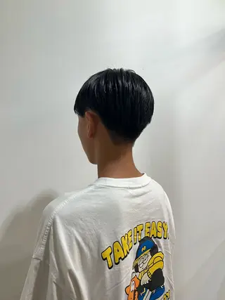 メンズ ワタナベ モカ🦢ダブルカラーのヘアスタイル