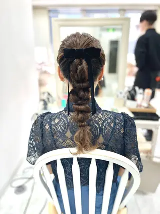 ヘアアレンジ 似合わせヘアメイク 💐オダギリチアキのヘアスタイル