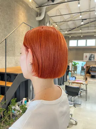 ショート カラー ヒラノホナミ 🫧透ける艶髪🫧のヘアスタイル