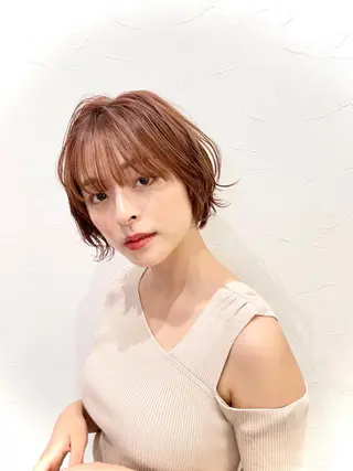 ショート パーマ ＮＯ ＮＯのヘアスタイル
