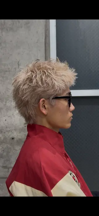 ショート カラー メンズ fifth 堀内新史のヘアスタイル