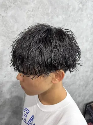 パーマ メンズ メンズパーマ特化 店長望月謙二郎のヘアスタイル