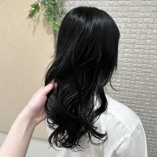 ロング カラー 柔らかい縮毛矯正 Yu🫧銀座🩶のヘアスタイル