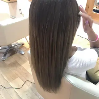 ロング 豊中駅3分eha レッスンモデルのヘアスタイル