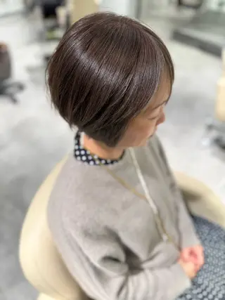 ショート カラー 夜23時まで予約🉑 reverieあきらのヘアスタイル