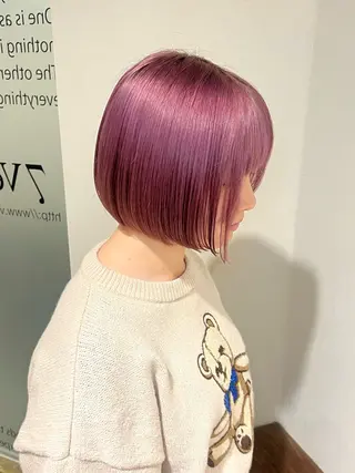 ショート カラー 韓国ヘア/髪質改善 /カラー【美涼】のヘアスタイル