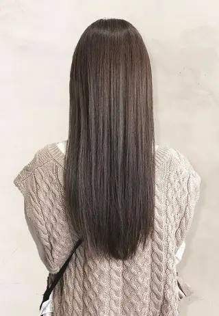 ロング カラー あいだ🐼ミニモ 8月限定クーポン配信のヘアスタイル