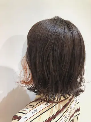 ミディアム カラー 🍊新宿南口🍊 ERINAのヘアスタイル