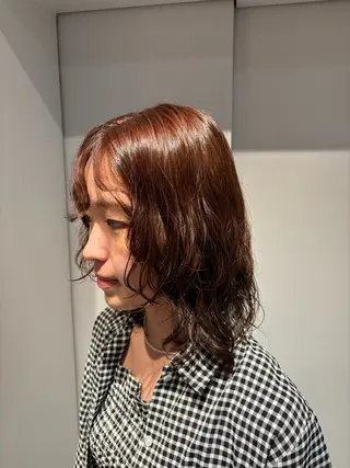 カラー りあの🎀 /暖色カラー🍒のヘアスタイル