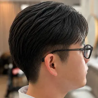 メンズ シースルーマッシュ 🍒毛流れ🖤アヤネのヘアスタイル