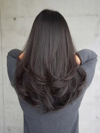 セミロング たまプラーザ駅 YAMATOのヘアスタイル