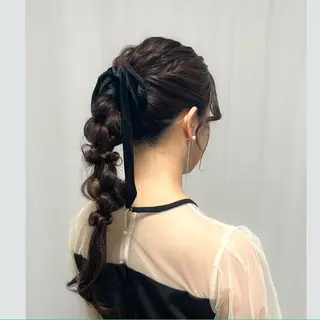 ヘアアレンジ 川崎ヘアメイク🪞 CHATEAUのヘアスタイル