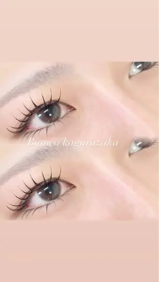 マツエク・マツパ BIANCA神楽坂 makiのマツエク・マツパデザイン