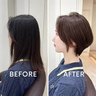 ショート 佐々木陸/ショート特 化/明るい白髪染めのヘアスタイル