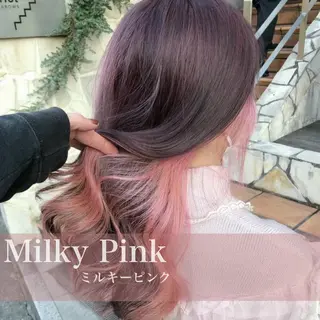 ロング カラー ヘアアレンジ ワンズリー中明度 店舗公式のヘアスタイル