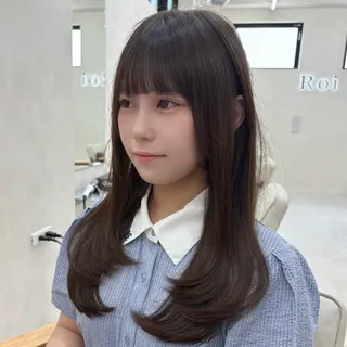 セミロング カラー 暗色カラー/レイヤー 🩶KAITOのヘアスタイル