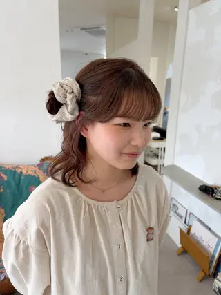 カラー はやし ちののヘアスタイル