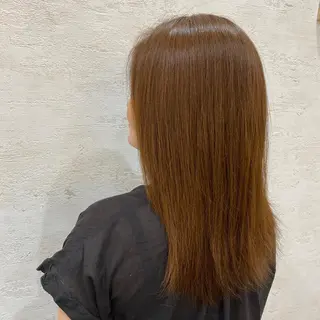 セミロング カラー 松本 沙良のヘアスタイル