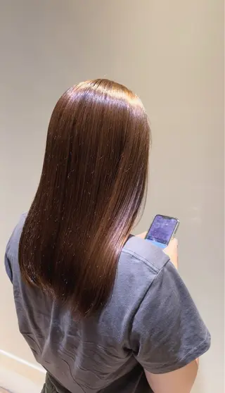 セミロング カラー カットモデル様 募集中のヘアスタイル