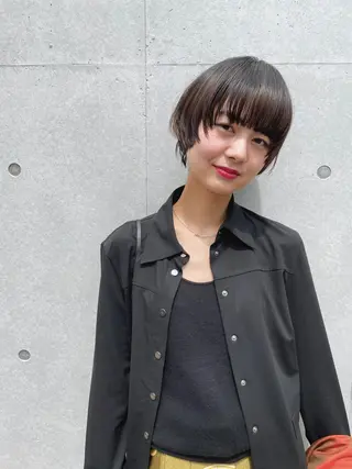 ショート カラー センスをお届けします 大谷将生infpのヘアスタイル