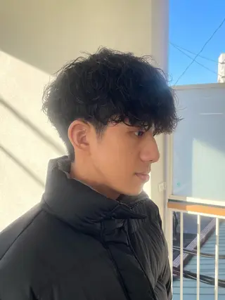 パーマ メンズ メンズモテパーマ💙 fuwaのヘアスタイル