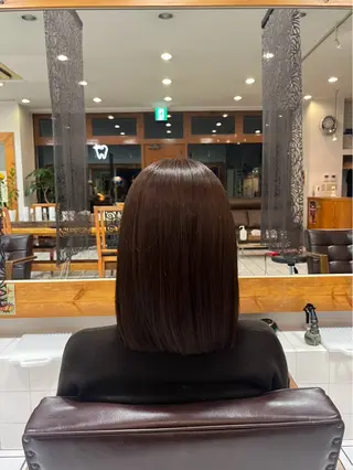 ミディアム 池田 菜々美のヘアスタイル