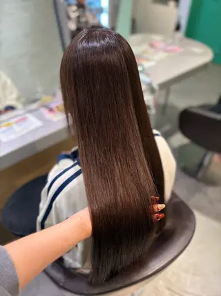 ロング 彩菜/透明感艶カラー /赤み消しカラーのヘアスタイル