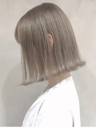 ミディアム カラー パーマ ヘアアレンジ バレイヤージュ 藤沢 髪質改善 竹内ケンゴのヘアスタイル