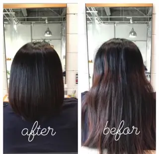 ミディアム 岩尾 志保のヘアスタイル