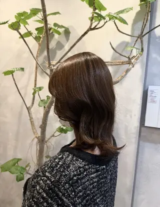 ミディアム カラー 吉岡 翔太のヘアスタイル
