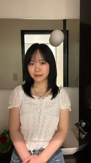 ミディアム レイヤー✨パーマ 🌙 nanacoのヘアスタイル