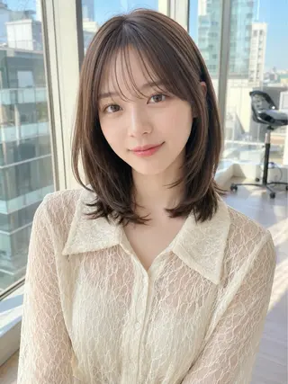 ミディアム 早野太陽 ミディアムカットのヘアスタイル