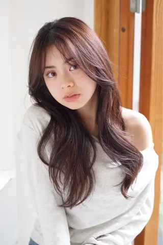 ロング カラー ヘアアレンジ 髪質改善ストレート✨ パーマヘア✨YUKIのヘアスタイル