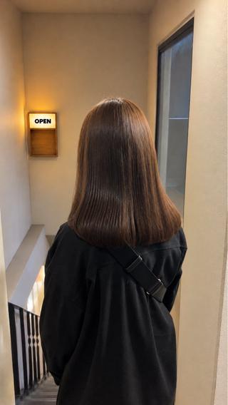 ミディアム 縮毛矯正・酸性 縮毛矯正🔴wadaのヘアスタイル