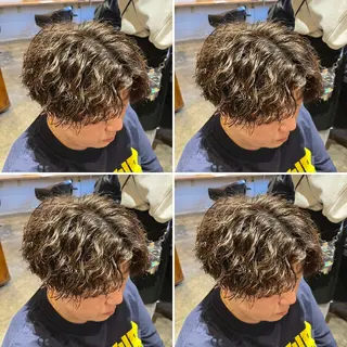 パーマ メンズ メンズパーマ特化 店長望月謙二郎のヘアスタイル